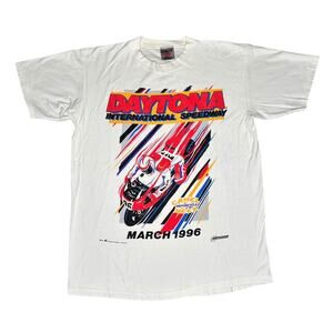 Vintage 90s Daytona Speedway Camel Motorcycle Week T-Shirt